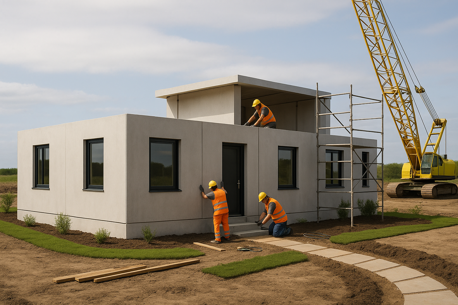 Construção moderna